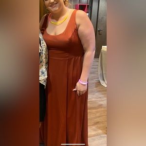 Square neck event dress